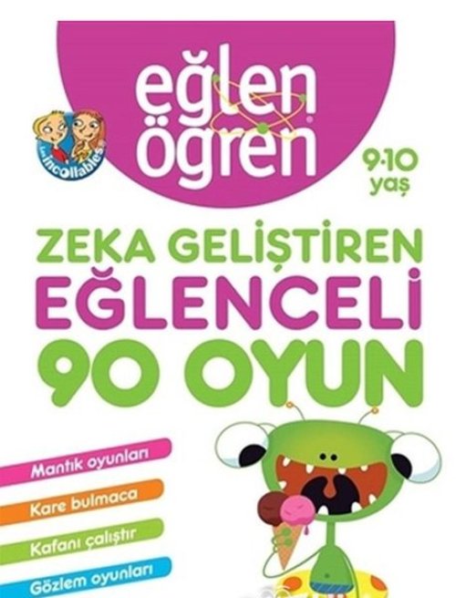 Eğlen Öğren 9-10 Yaş - Zeka Geliştiren Eğlenceli 90 Oyun Eğlen Öğren 9-10 Yaş - Zeka Geliştiren Eğlenceli 90 Oyun