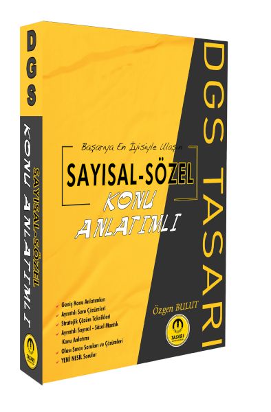Tasarı DGS Sayısal Sözel Yetenek Konu Anlatımı Tek