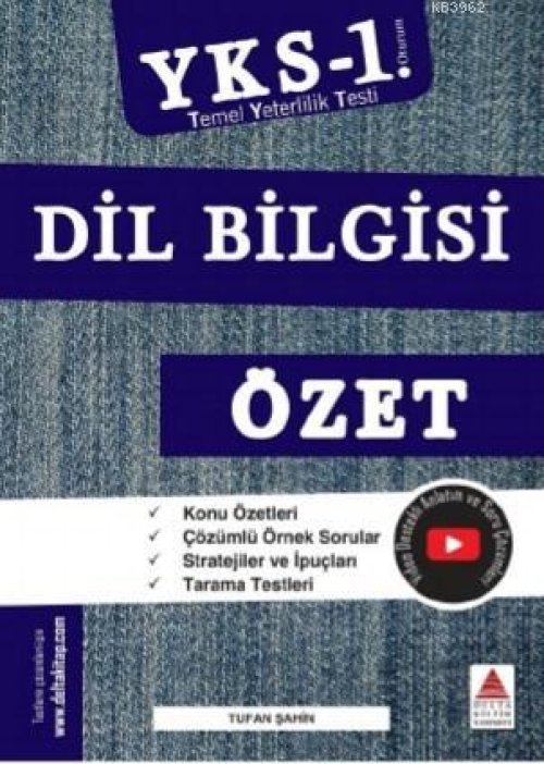 Delta Kültür TYT Dil Biisi Özet YKS 1. Oturum (Yeni)