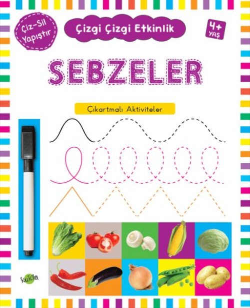 Çizgi Çizgi Etkinlik - Sebzeler (4+ Yaş) Çizgi Çizgi Etkinlik - Sebzeler (4+ Yaş)