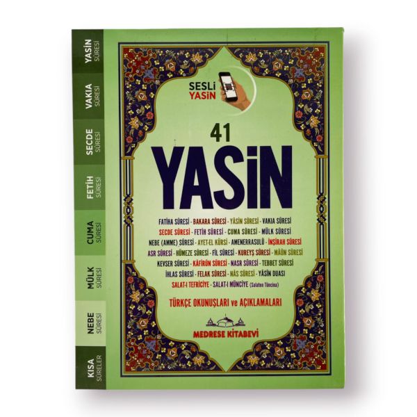 Türkçe Okunuşlu ve Mealli, Sesli 41Yasin-i Şerif (Çanta Boy) Türkçe Okunuşlu ve Mealli, Sesli 41Yasin-i Şerif (Çanta Boy)