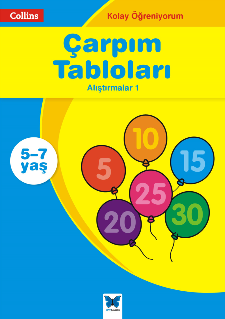 Collins Kolay Öğreniyorum - Çarpım Tabloları Alıştırmalar 1 (5-7 Yaş) Collins Kolay Öğreniyorum - Çarpım Tabloları Alıştırmalar 1 (5-7 Yaş)