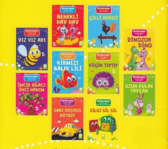 Mini Mini Fabllar Dizisi (10 Kitap Takım) Mini Mini Fabllar Dizisi (10 Kitap Takım)