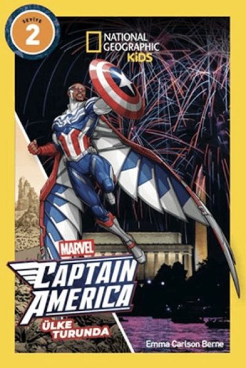 National Geographic Kids - Marvel Captain America: Ülke Turunda National Geographic Kids - Marvel Captain America: Ülke Turunda