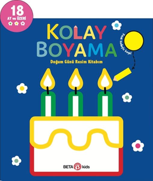 Kolay Boyama Doğum Günü Resim Kitabım Kolay Boyama Doğum Günü Resim Kitabım