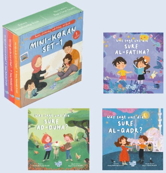 Mini Koran Set-1 Almanca Mini Meal Seti 1 (3 Kitap)