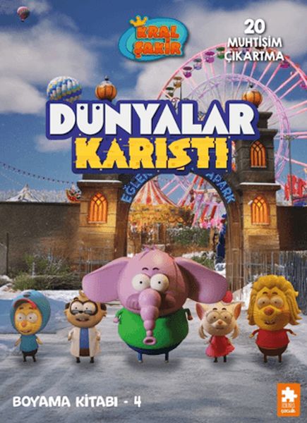 Dünyalar Karıştı Boyama Kitabı - 4 Dünyalar Karıştı Boyama Kitabı - 4