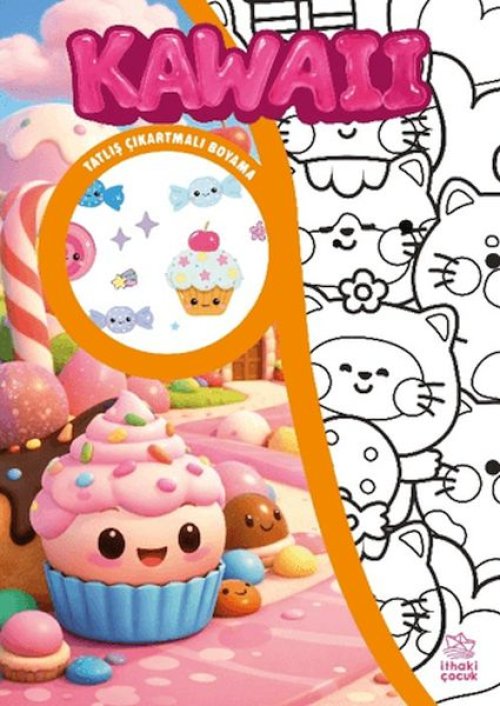 Kawaii Çıkartmalı Boyama Kitabı Kawaii Çıkartmalı Boyama Kitabı