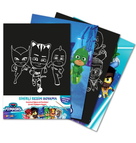 Pjmasks Sihirli Resim Boyama – Ahşap Kalem Hediyeli Pjmasks Sihirli Resim Boyama – Ahşap Kalem Hediyeli