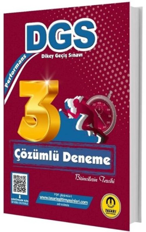 Tasarı Yayınları DGS Performans Çözümlü 3 Deneme