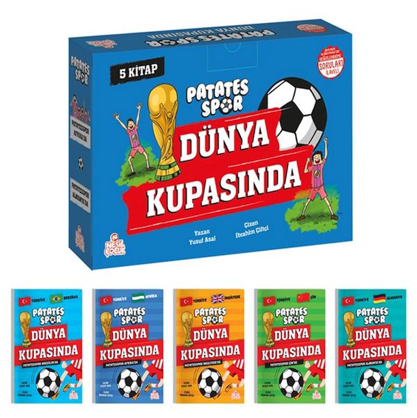 Patatesspor Dünya Kupasında(5 Kitap + Soru Kitapçığı) Patatesspor Dünya Kupasında(5 Kitap + Soru Kitapçığı)