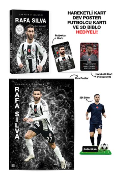 Rafa Silva - Sahanın Yıldızları - 3D Biblo Hediyeli! Rafa Silva - Sahanın Yıldızları - 3D Biblo Hediyeli!