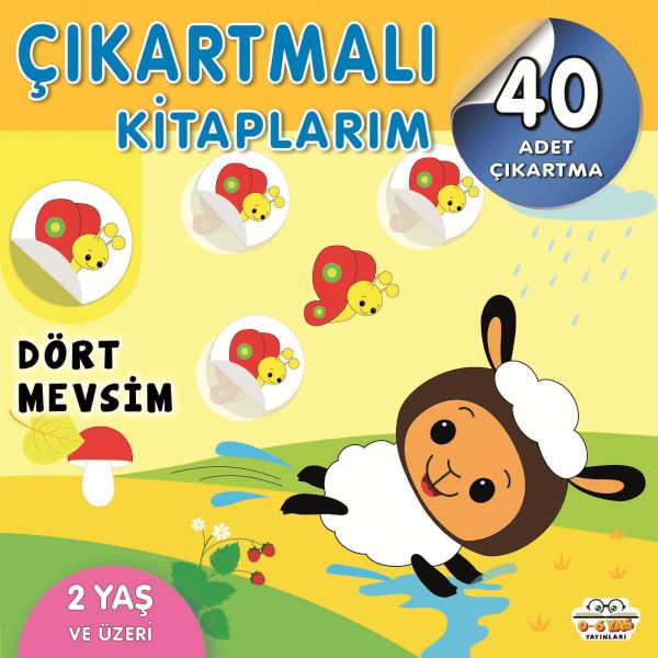 Çıkartmalı Kitaplarım-Dört Mevsim Çıkartmalı Kitaplarım-Dört Mevsim