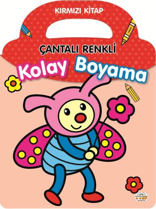 Çantalı Renkli Kolay Boyama- Kırmızı Kitap Çantalı Renkli Kolay Boyama- Kırmızı Kitap