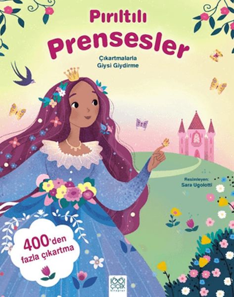 Pırıltılı Prensesler – Çıkartmalarla Giysi Giydirme Pırıltılı Prensesler – Çıkartmalarla Giysi Giydirme