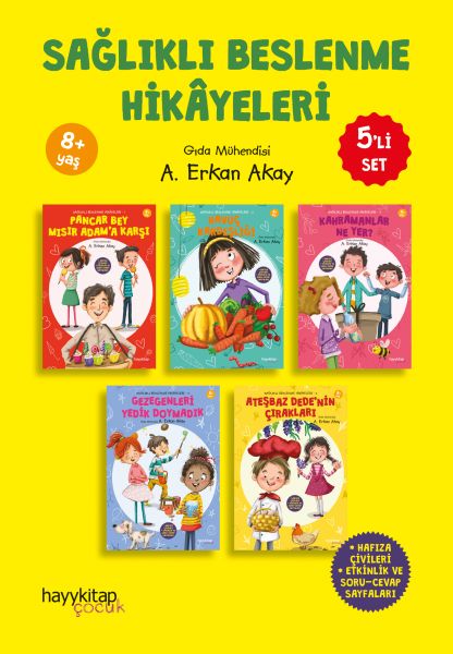 Sağlıklı Beslenme Hikayeleri 5'li Set "30 Hikaye" Sağlıklı Beslenme Hikayeleri 5'li Set "30 Hikaye"