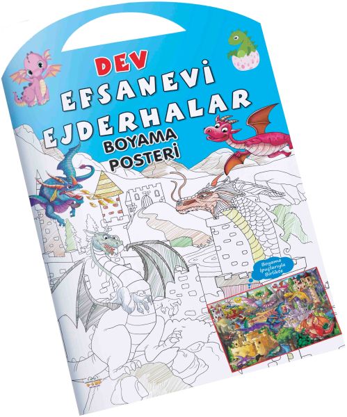 Efsanevi Ejderhalar Dev Boyama Posteri Efsanevi Ejderhalar Dev Boyama Posteri