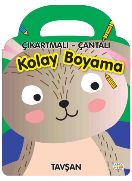Tavşan - Çıkartmalı-Çantalı Kolay Boyama Tavşan - Çıkartmalı-Çantalı Kolay Boyama