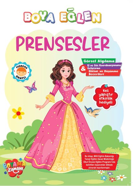 Boya Eğlen - Prensesler Boya Eğlen - Prensesler