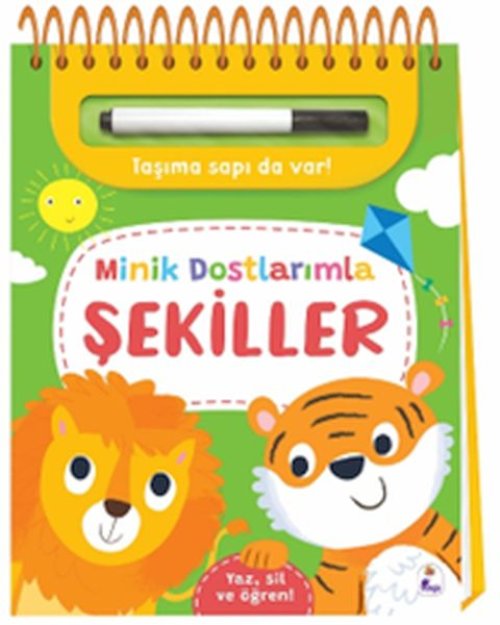 Minik Dostlarımla Şekiller – Yaz, Sil ve Öğren Minik Dostlarımla Şekiller – Yaz, Sil ve Öğren