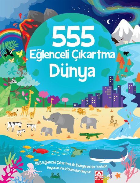 555 Eğlenceli Çıkartma - Dünya 555 Eğlenceli Çıkartma - Dünya