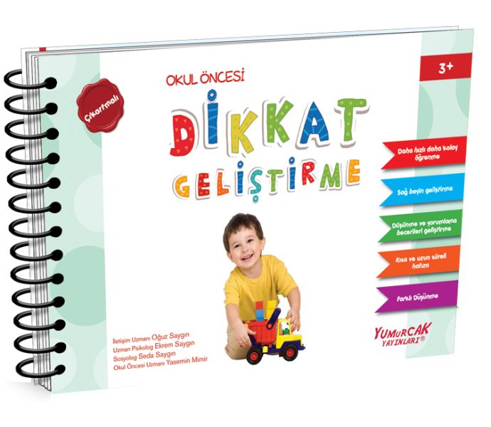 Dikkat Geliştirme Kitabı 3 Yaş Dikkat Geliştirme Kitabı 3 Yaş