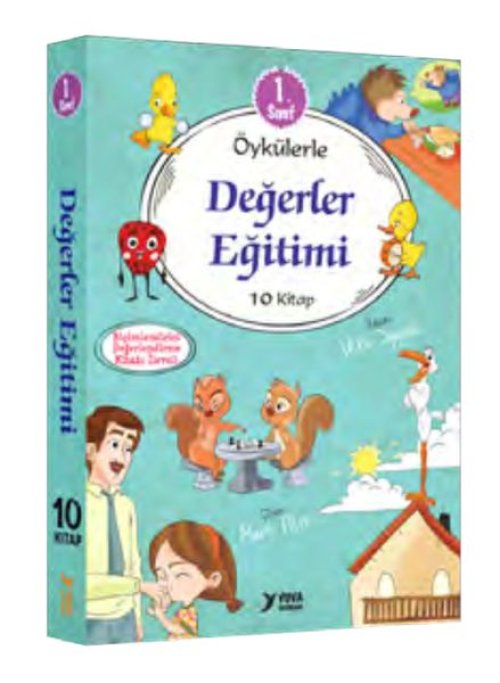 Öykülerle Değerler Eğitimi 1. Sınıflar İçin 10 Kitap Set Öykülerle Değerler Eğitimi 1. Sınıflar İçin 10 Kitap Set