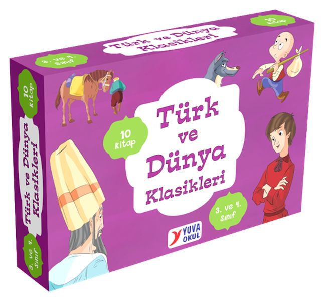 3. ve 4. Sınıflar için Türk ve Dünya Klasikleri (10 Kitap) 3. ve 4. Sınıflar için Türk ve Dünya Klasikleri (10 Kitap)