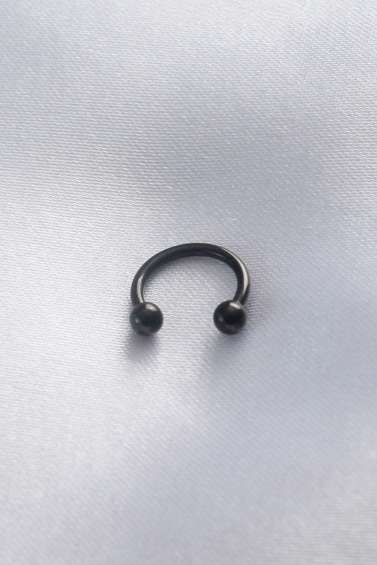 CLZ741 -  316L Cerrahi Çelik Minimal Toplu Siyah Renk Piercing