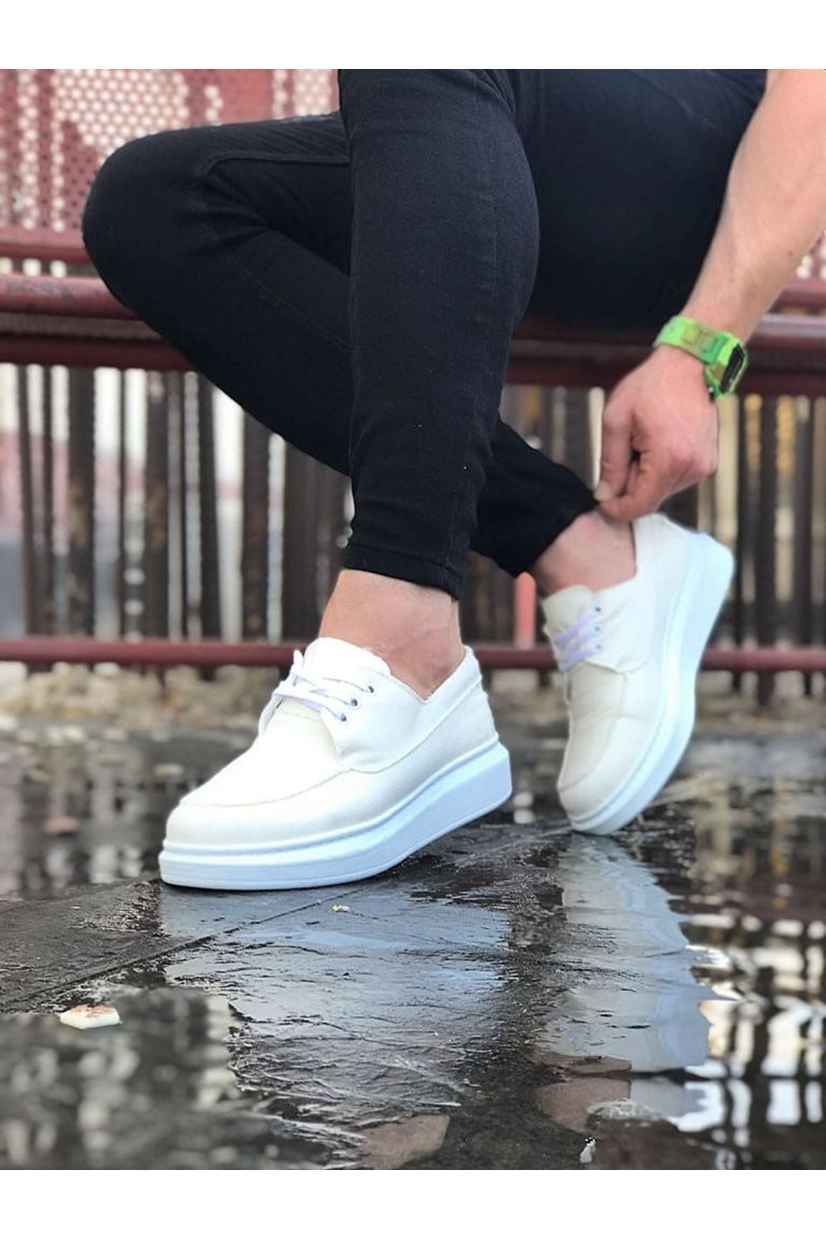 CLZ943 Beyaz Erkek Günlük Ayakkabı