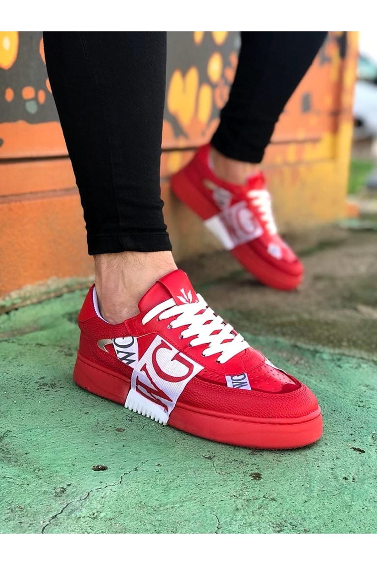 CLZ943 Kırmızı Erkek Günlük Ayakkabı