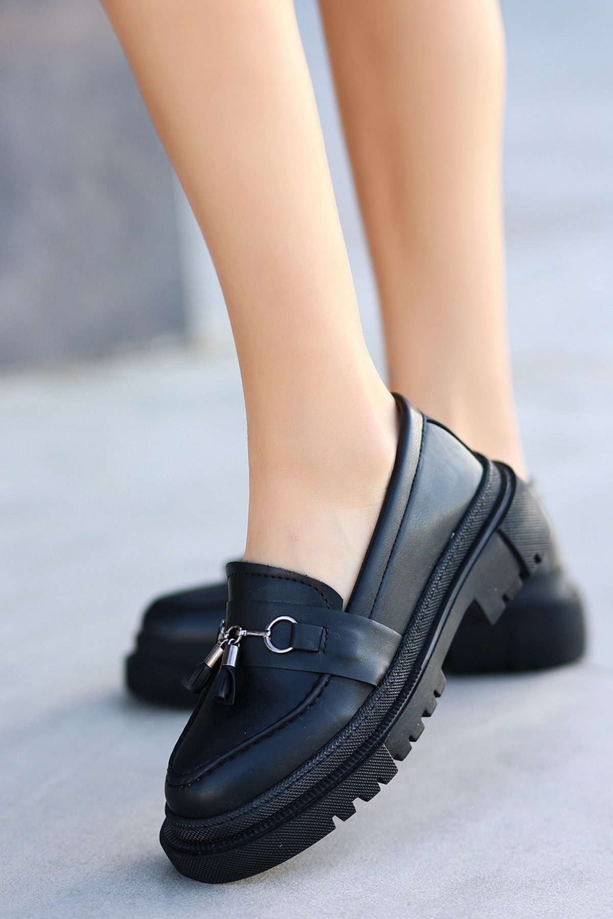 CLZ943 Siyah Cilt Ayakkabı
