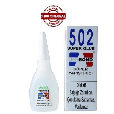 Evo Bond 502 Glue Süper Yapıştırıcı 20 gr(CLZ)