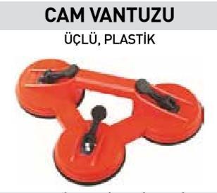 Topshop 15011 Üçlü Plastik Cam Vantuzu(CLZ)