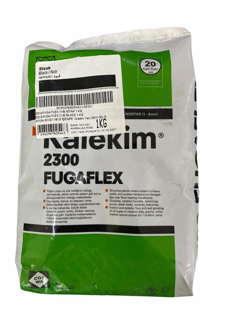 Kalekim 2313 Fugaflex Siyah Derz Dolgusu 1 kg(CLZ)