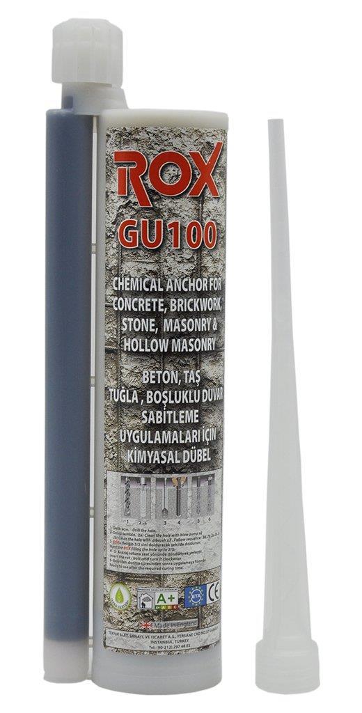 ROX GU100 Epoksi Kimyasal Kartuş 345 ml(CLZ)