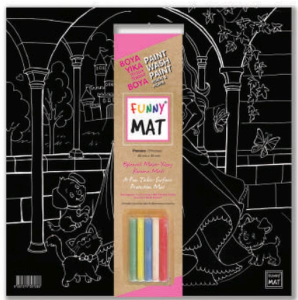 Funny Mat - Prenses 40x40cm Funny Mat - Prenses 40x40cm