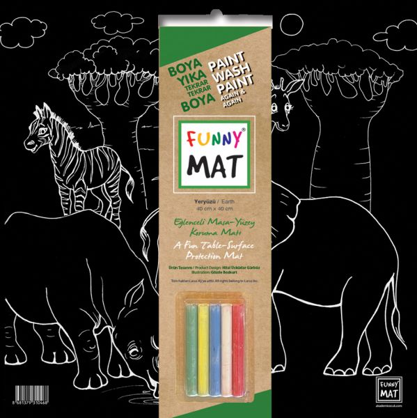 Funny Mat Black Yeryüzü (Tebeşirli) Funny Mat Black Yeryüzü (Tebeşirli)