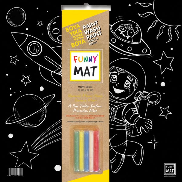 Funny Mat Black Uzay (Tebeşirli) Funny Mat Black Uzay (Tebeşirli)