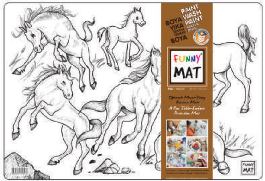 Funny Mat - Atlar 33,5x48cm Funny Mat - Atlar 33,5x48cm