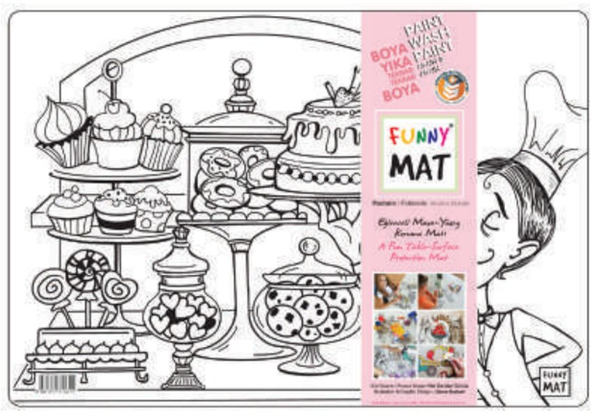 Funny Mat - Pastane 33,5x48cm Funny Mat - Pastane 33,5x48cm