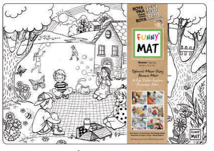 Funny Mat - İlkbahar 33,5 X 48 Cm Funny Mat - İlkbahar 33,5 X 48 Cm