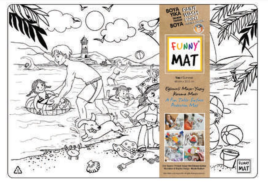 Funny Mat - Yaz 33,5 X 48 Cm Funny Mat - Yaz 33,5 X 48 Cm