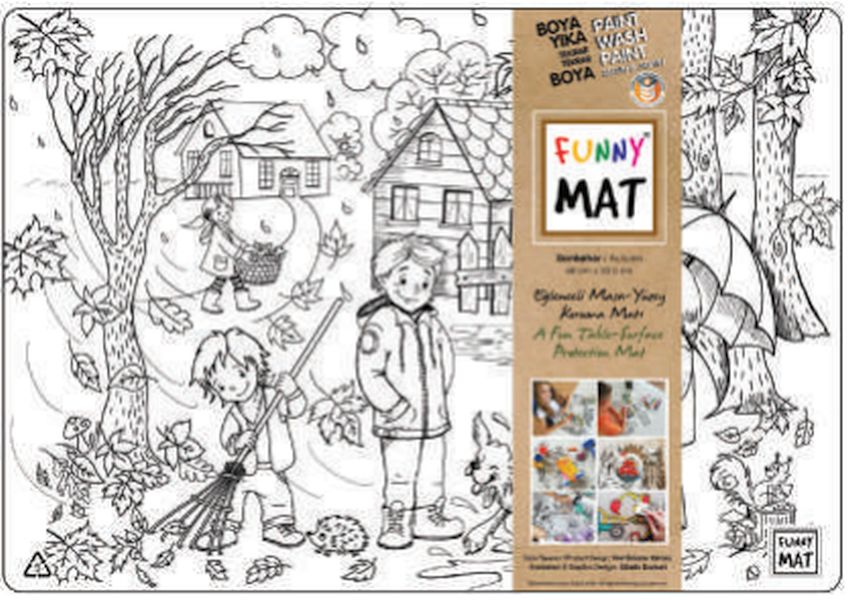 Funny Mat - Sonbahar 33,5 X 48 Cm Funny Mat - Sonbahar 33,5 X 48 Cm