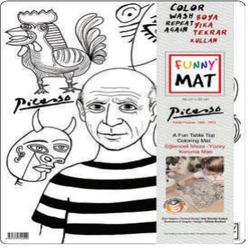 Funny Mat - Pıcasso 30 X 40 Cm Funny Mat - Pıcasso 30 X 40 Cm