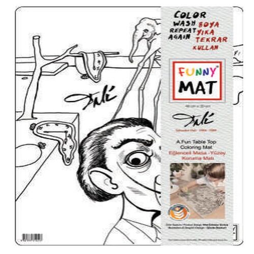 Funny Mat - Salvador Dalı 30 X 40 Cm Funny Mat - Salvador Dalı 30 X 40 Cm