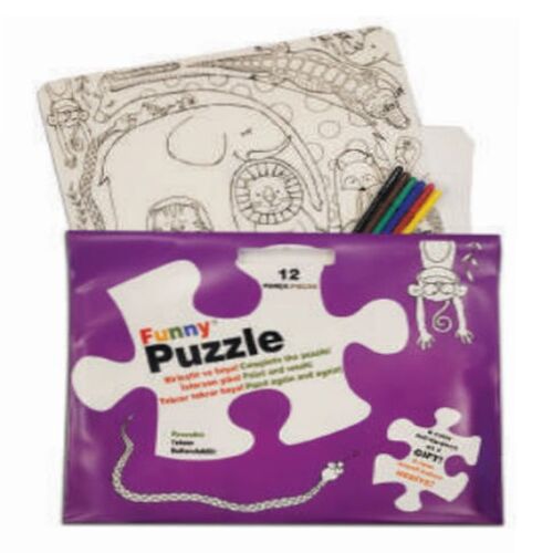 Funny Mat Puzzle - Sevimli Dostlar 30x40cm Funny Mat Puzzle - Sevimli Dostlar 30x40cm
