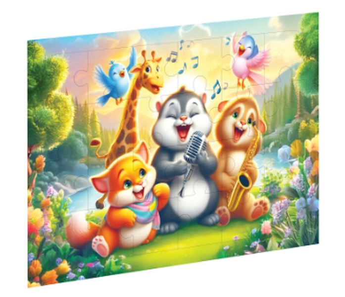 Neşeli Dostlar Ahşap Puzzle Neşeli Dostlar Ahşap Puzzle