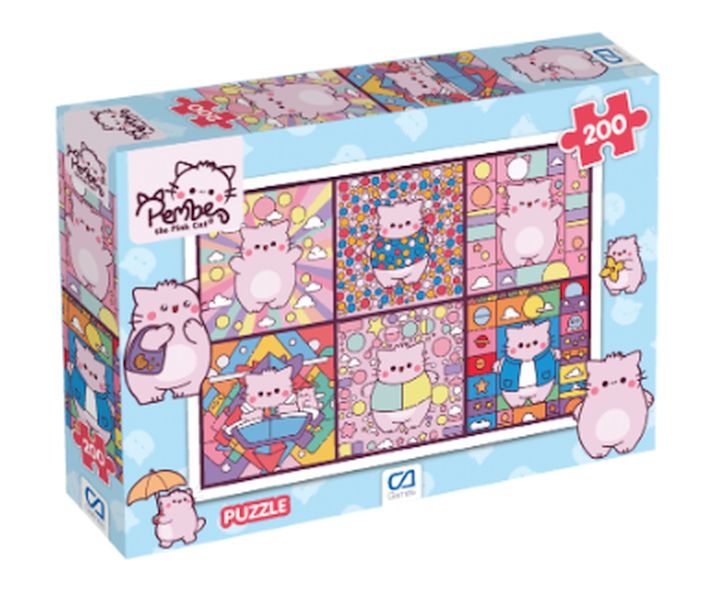 Pembe Kedi Puzzle 200 Pembe Kedi Puzzle 200