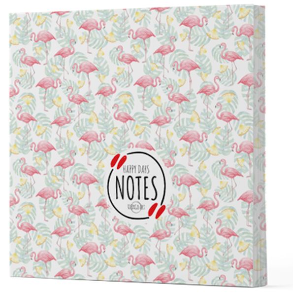 Flamingo 3 - Çizgisiz Yan Boyamalı Defter Flamingo 3 - Çizgisiz Yan Boyamalı Defter